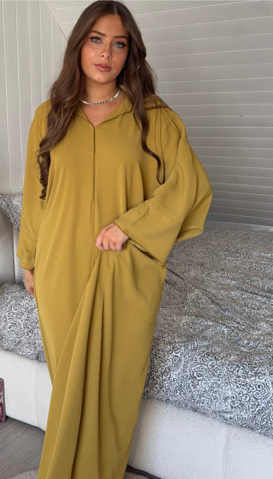 Robe DIMA Zeyti (Vert olive clair)