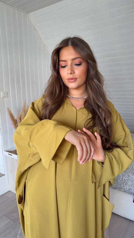 Robe DIMA Zeyti (Vert olive clair)